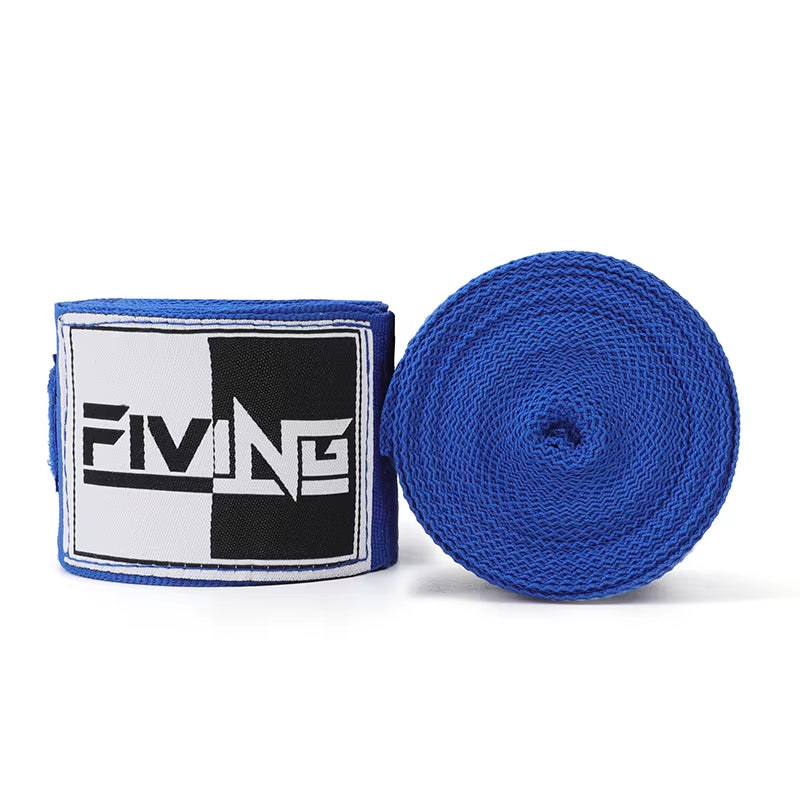 FIVING 1 Pair Cotton Kick Boxing Wraps Bandage Men Sanda Taekwondo Muay Thai Guantes De Boxeo MMA Wrist Straps Equipment