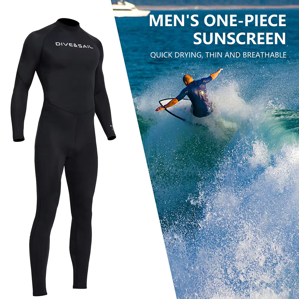 Traje de Buceo para Hombre – Protección Térmica y Solar, Ideal para Snorkel y Surf"