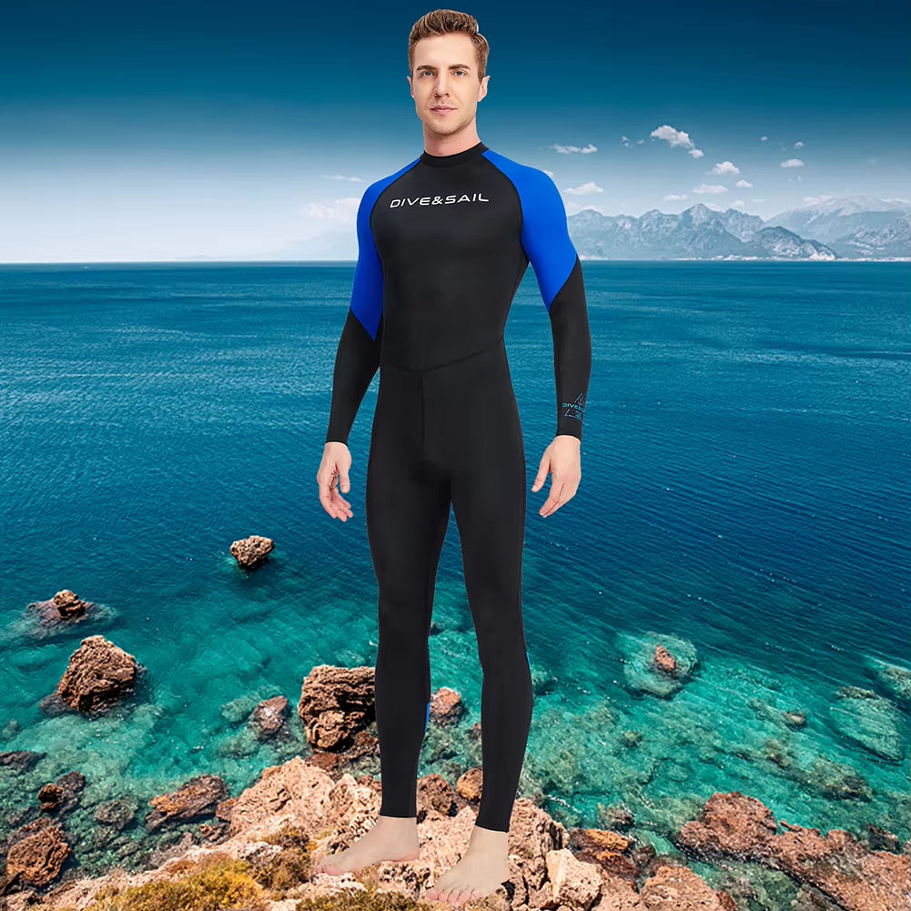 Traje de Buceo para Hombre – Protección Térmica y Solar, Ideal para Snorkel y Surf"