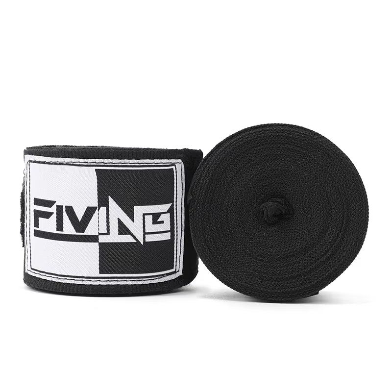 FIVING 1 Pair Cotton Kick Boxing Wraps Bandage Men Sanda Taekwondo Muay Thai Guantes De Boxeo MMA Wrist Straps Equipment