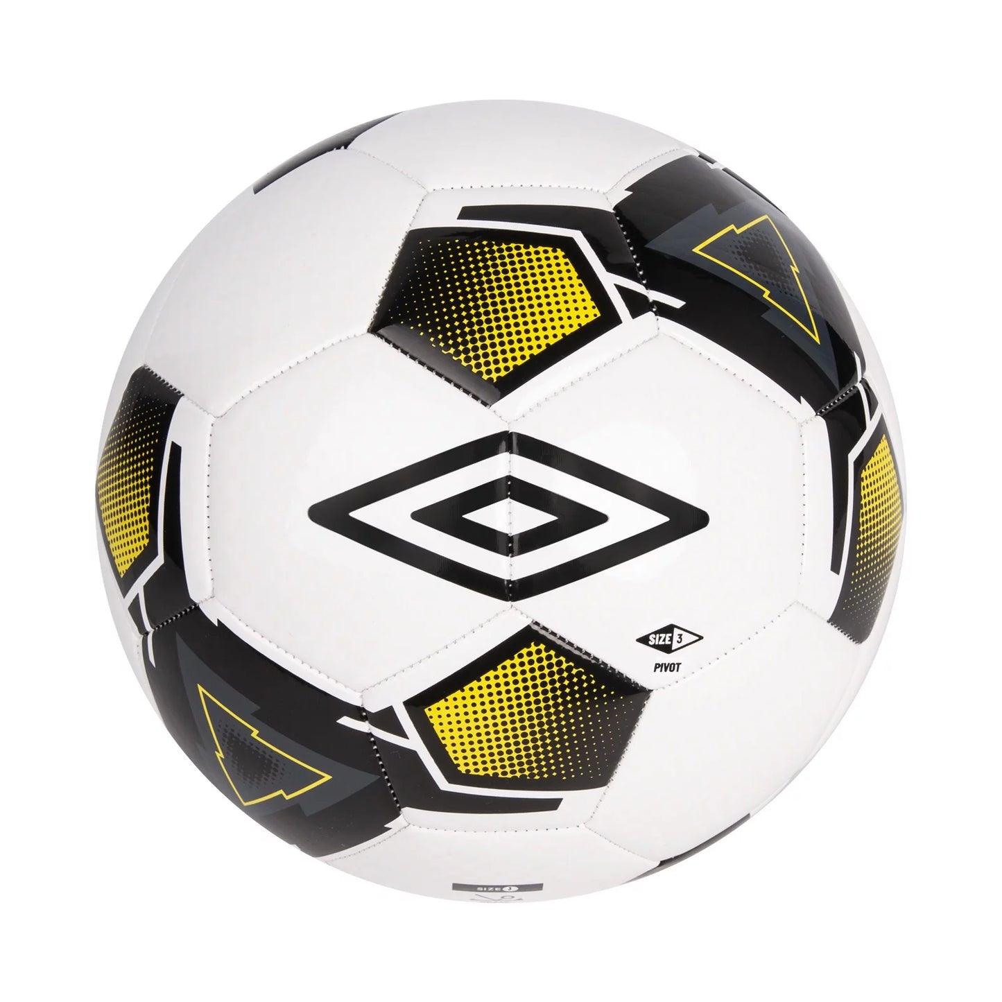 Pivot Size 3 Youth and Beginner Soccer Ball, Yellow